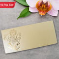 Shagun Money Gift Envelopes – Pack of 10 Elegant Foil Cards