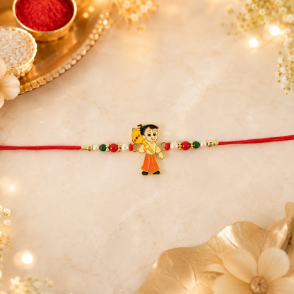 Cartoon Boy Rakhi Set with Kesar Pista Almonds, Pack of 3
