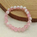 Crystal Crackle Glass Beads Bracelet – Elegant Comfort Fit