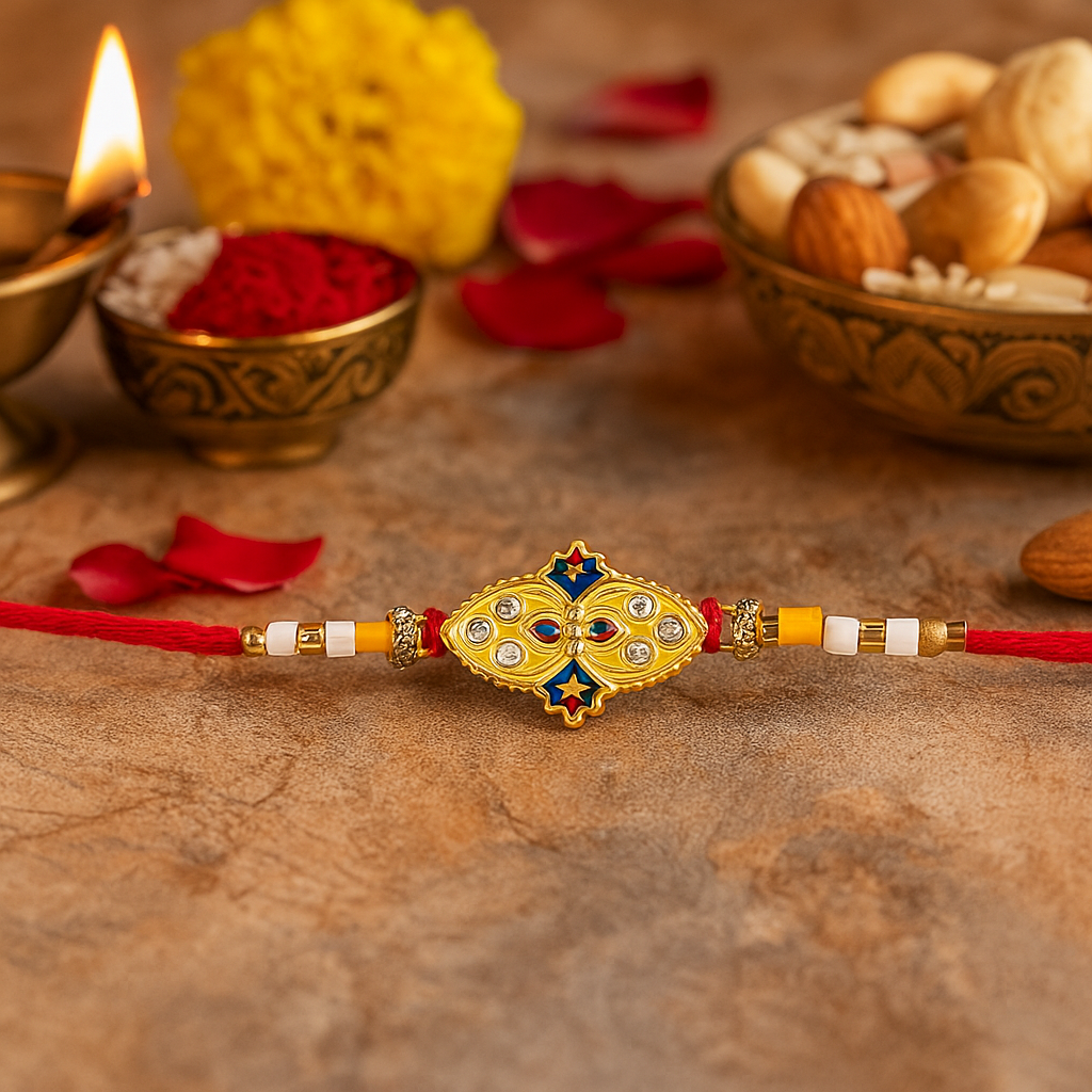 Floral Petal Rakhi