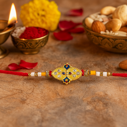 Floral Petal Rakhi