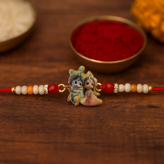 Radha Krishna Duo Rakhi