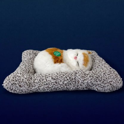 Sleeping Cat Car Dashboard Decor Soft Plush Showpiece for Auto Interior
