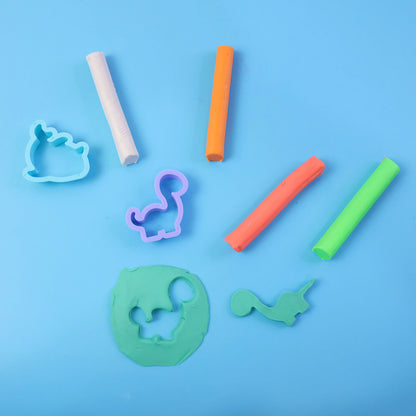 NARA 8 Color Modelling Clay Set with Shape Cutters – Kids Creative DIY Play Dough Kit (90 Gm)