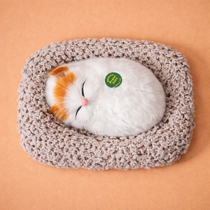 Sleeping Cat Dashboard Decor Cute Car Interior Table Showpiece