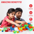 Building Blocks Construction Set 100+ Pcs – Creative Educational Toy for Kids 3+ Years