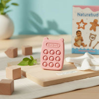 Pop It calculator silicone teether