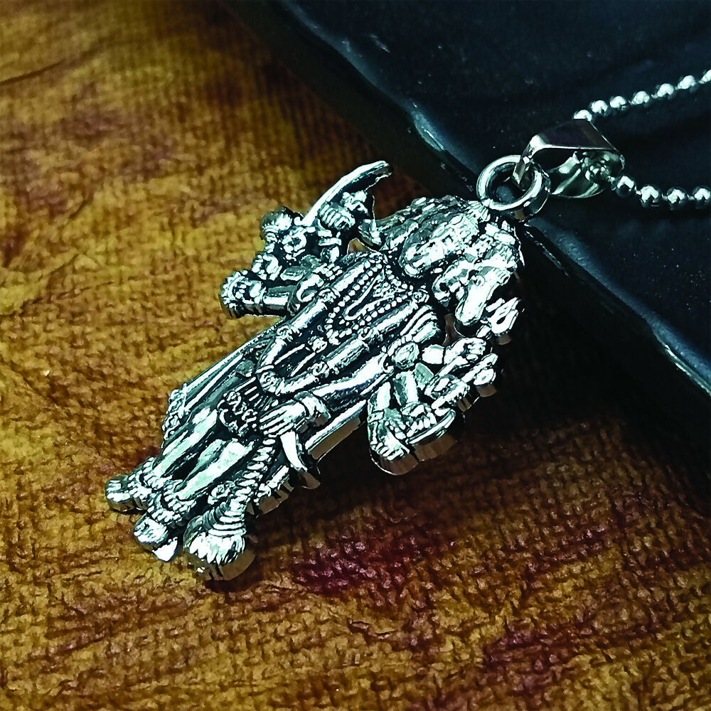 Panchmukhi Hanuman Chain Pendent For Mens