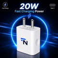 PowerCube 20W USB C Fast Charger Adapter, PD Type C Wall Charger
