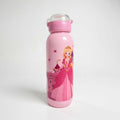 Kids Plastic Water Bottle with Straw & Flip Lid, 750ml, Pink