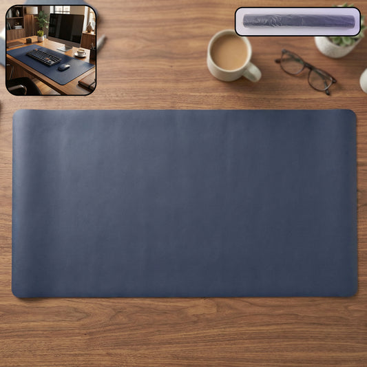 Premium Leather Finish Large Desk Mat Mouse Pad (1 Pc, 90x45 Cm)