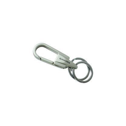 Compact metal carabiner keychain for everyday carry