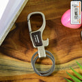 Metal Carabiner Keychain – Durable with Dual Rings & Clip Hook