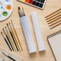 Plastic Artist Brush Storage Tube with Screw Cap for Painting Art & Craft Supplies