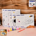 Kids Painting and Coloring Kit – Cosmic Space Theme for Creative Fun