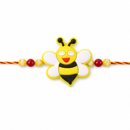 Kids Bee Charm Rakhi Beaded Traditional Designer for Brother (10pcs)