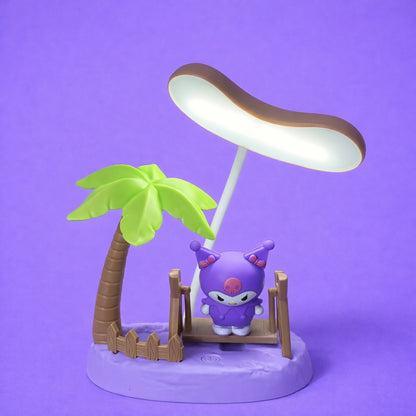 Cute Swing Character LED Desk Lamp for Kids Room, Bedside & Study Table