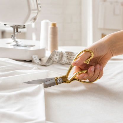 Golden Handle 9.5 Inch Professional Tailor Scissors for Fabric, Dressmaking, Sewing