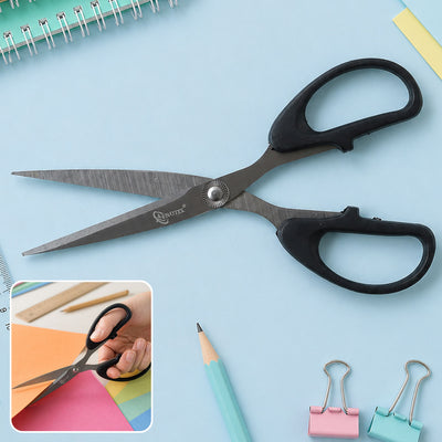 Multipurpose 7.5 Inch Stainless Steel Scissors with Comfort Grip for Craft & Office