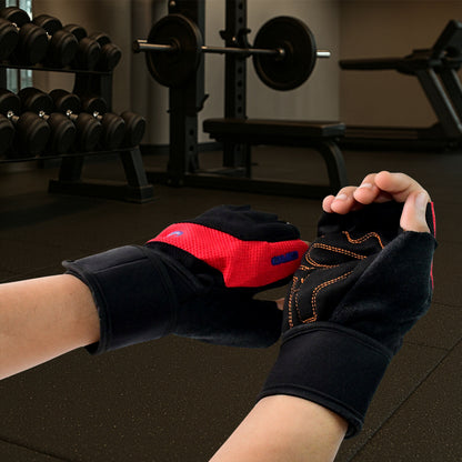 Unisex Half Finger Gym Gloves for Weightlifting, Cycling, Fitness, and Outdoor Sports – 3 Pair