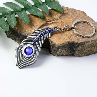 Peacock Eye Keychain