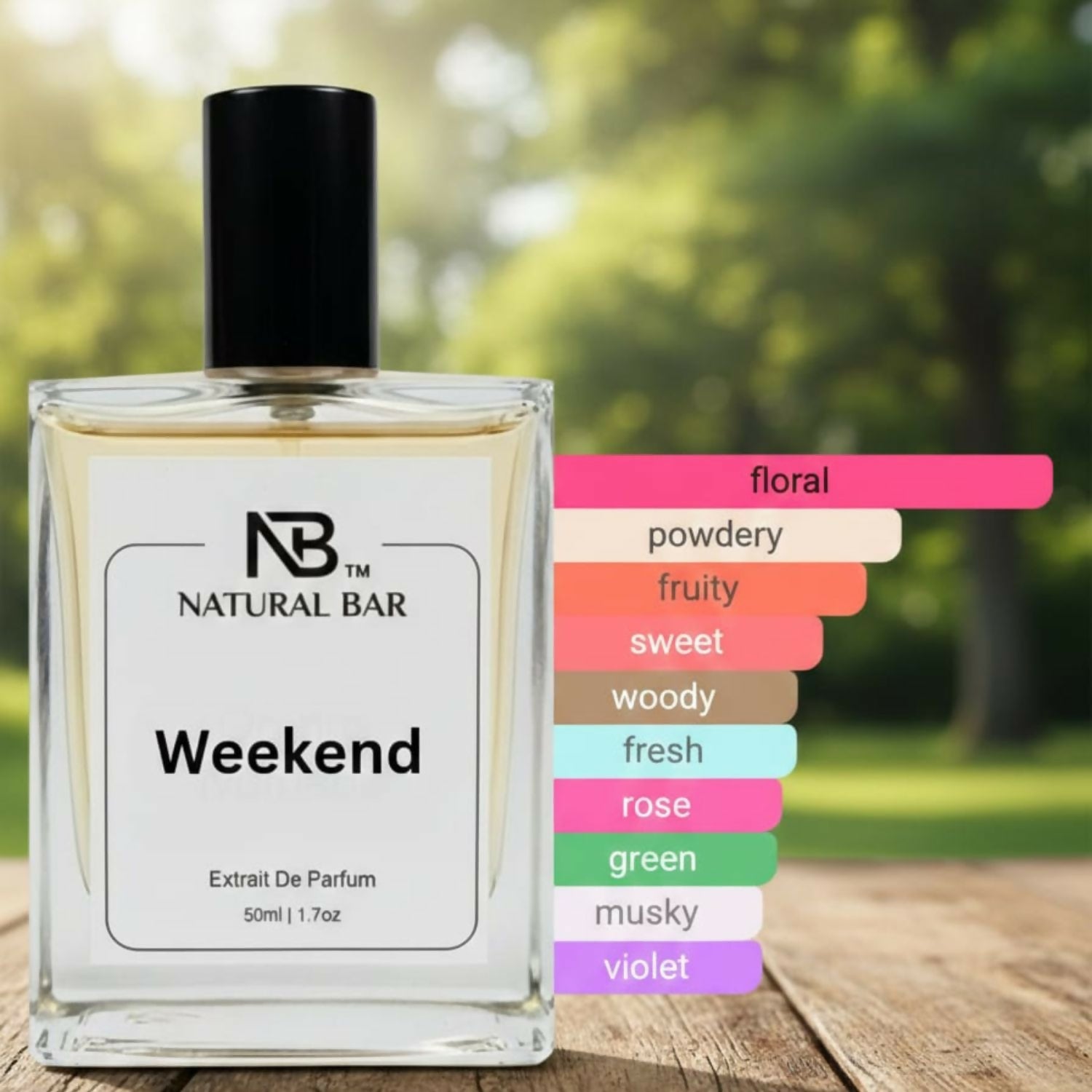 Weekend Eau de Parfum for Men and Women | Floral Powdery Sweet notes| | Long- Lasting Luxury Perfume | Ideal Gift for Wife & Girlfriend |50 ml