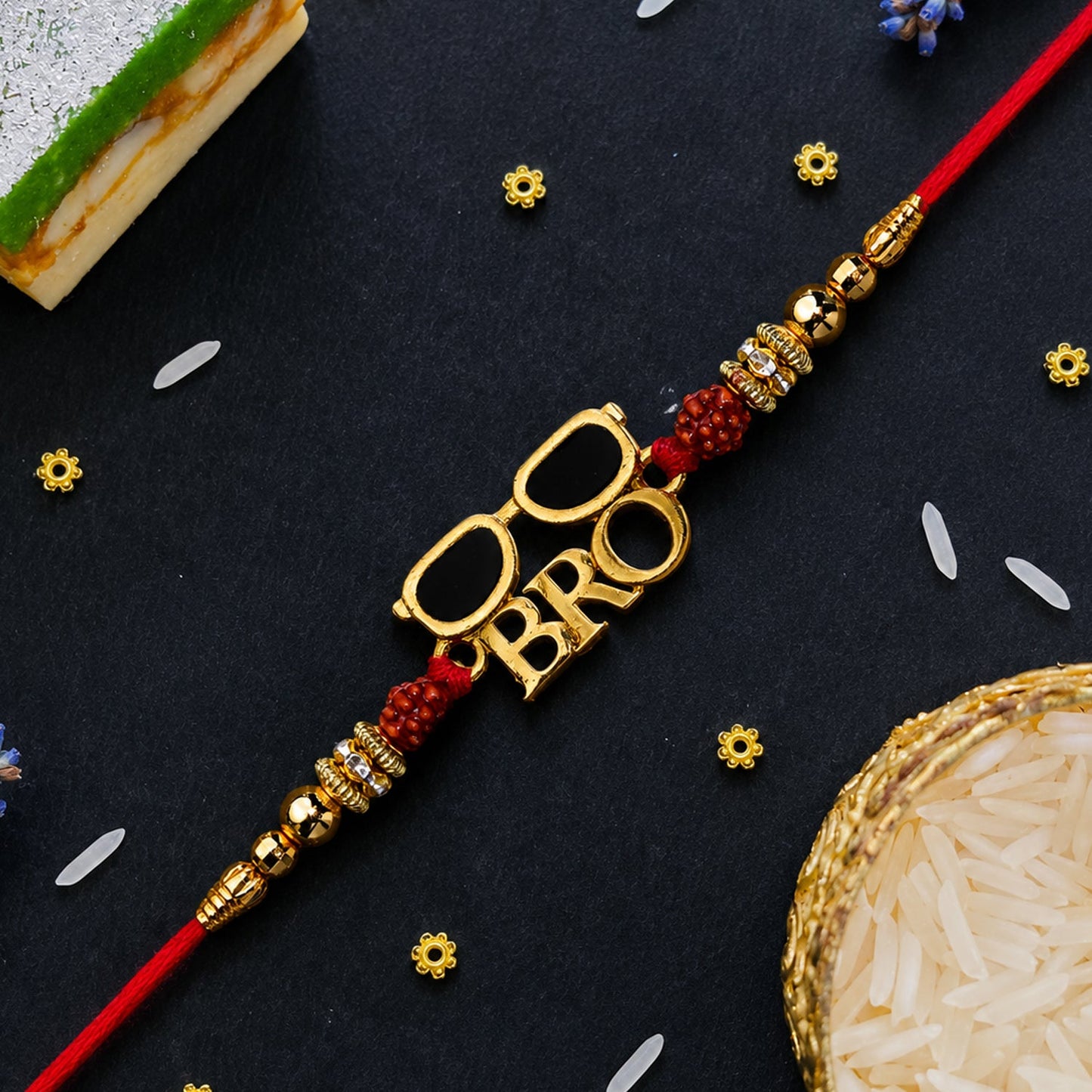 Rakhi for Brother Stylish & Traditional Sibling Gift (10pcs)