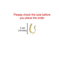 Non-Piercing Nose Ring Set – Elegant Gold Floral & Line Design