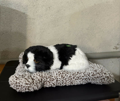 Realistic Sleeping Puppy Car Dashboard Decor Plush Toy