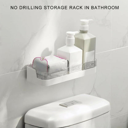 Multipurpose storage rack with bottles and accessories