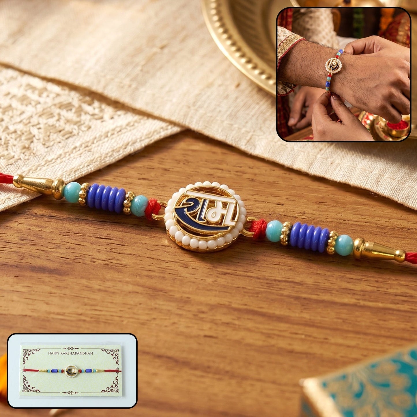 Ram Naam Devnagari Rakhi Traditional, Stylish & Comfortable (10pcs)