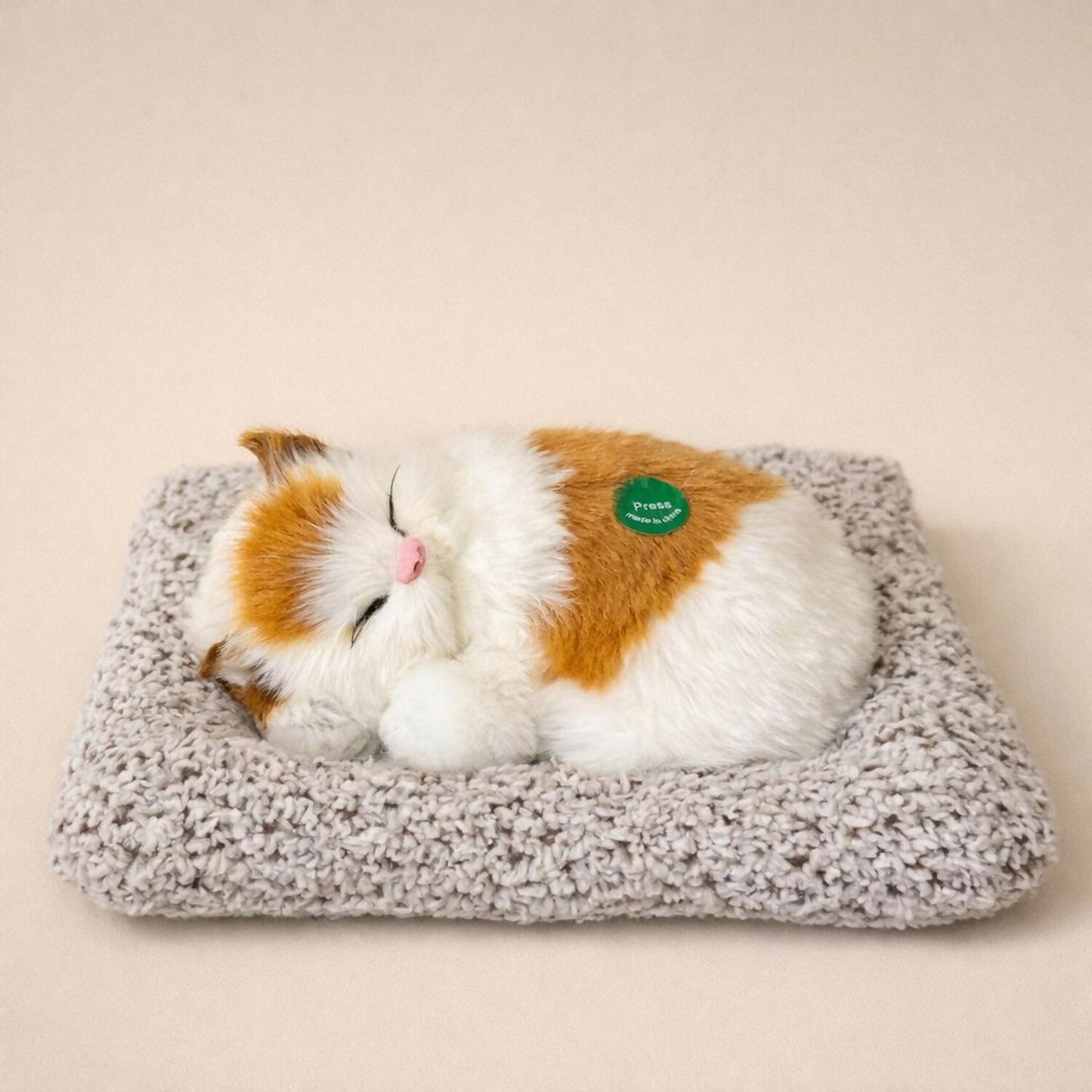 Sleeping Cat Car Dashboard Decor Cute Soft Toy for Home & Office