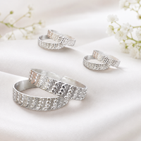Elegant Adjustable Toe Ring Set For Women – 6 Pcs Stylish Silver Finish Foot Jewellery