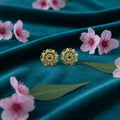 Golden Jhumka Earrings – Elegant Party Wear Ethnic Jewelry