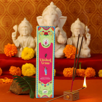 Air Candy Vitthal Venu Premium Masala Incense Sticks – Divine Fragrance for Prayer, Meditation & Peaceful Ambience (Pack of 10 Sticks)