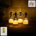 Flameless LED Tealights – Vintage Lantern Style (Set of 4)