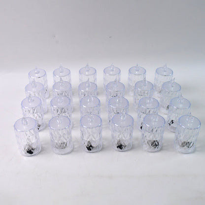 Flameless and Smokeless Decorative Candles LED Tea Light, Diwali (24 Pcs Set)
