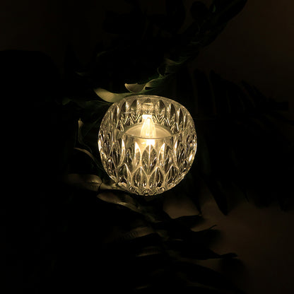 Set of 12 Crystal Style LED Decorative Lamps / Candle