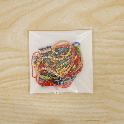 Small Square Stone Rakhi for Raksha Bandhan Gifting (Pack of 6)