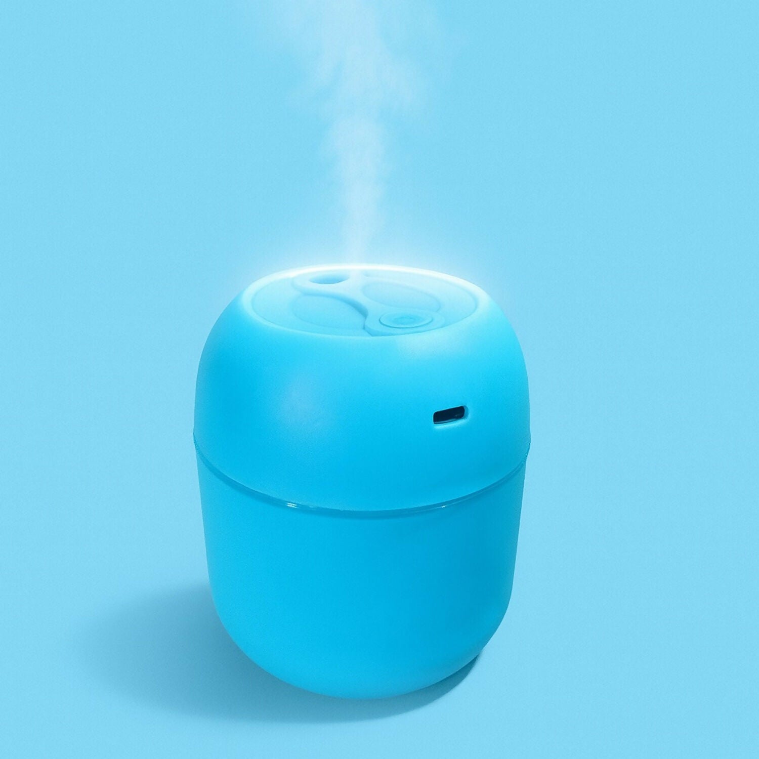 Cute USB Humidifier with Night Light & Dual Spray for Home, Office & Bedroom