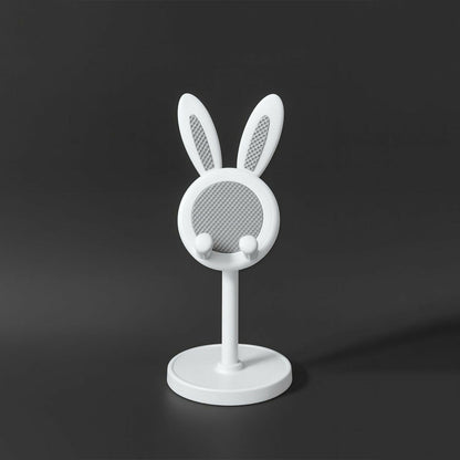 Cute Bunny Mobile Phone Stand Holder – Adjustable Desk Stand for Smartphones | Cartoon Design Universal Phone Holder for Table, Study, Office, and Kids’ Use (Mix Colors)