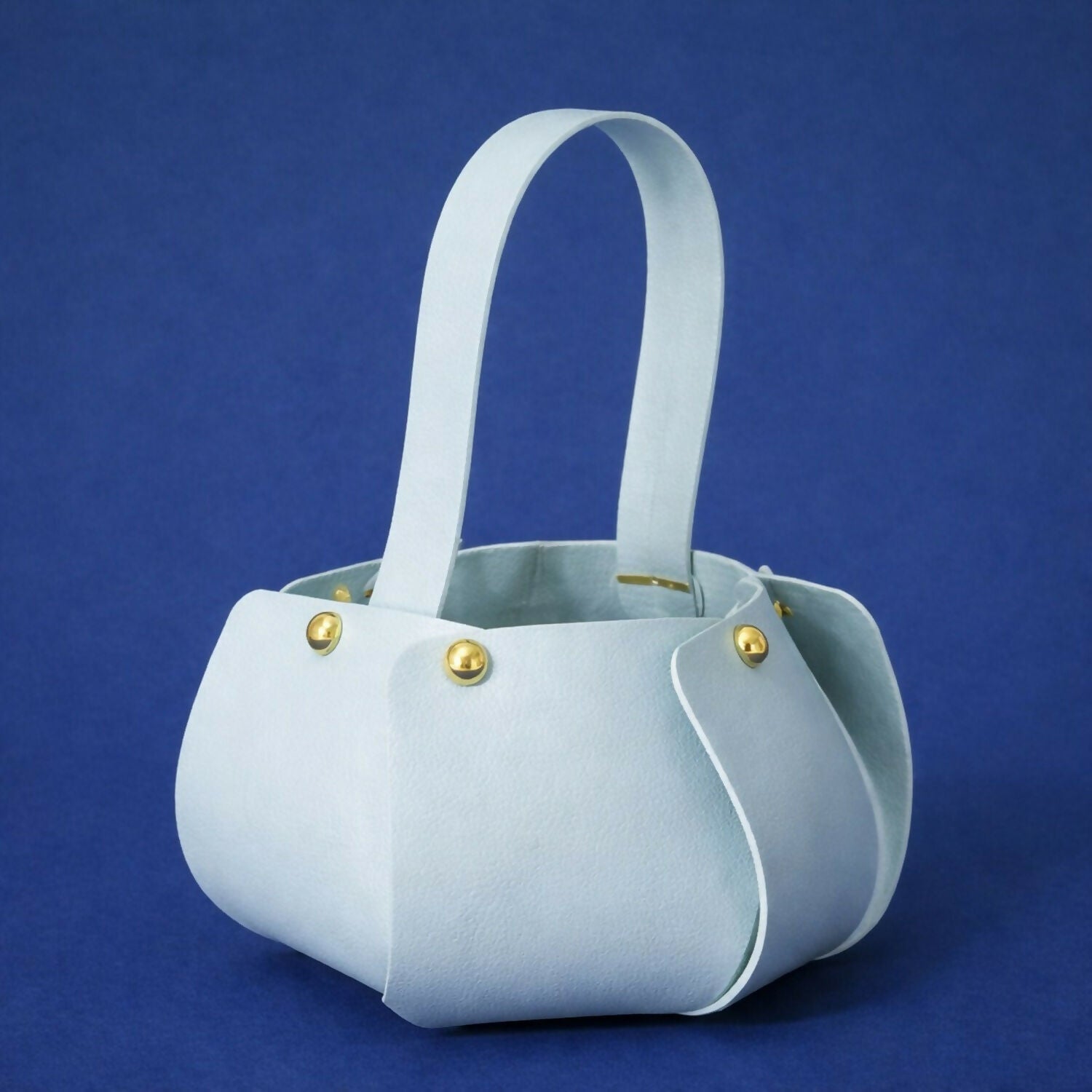 Mini Handheld Bag for Women with Structured Design | Compact Casual & Gift Purse (BLUE)