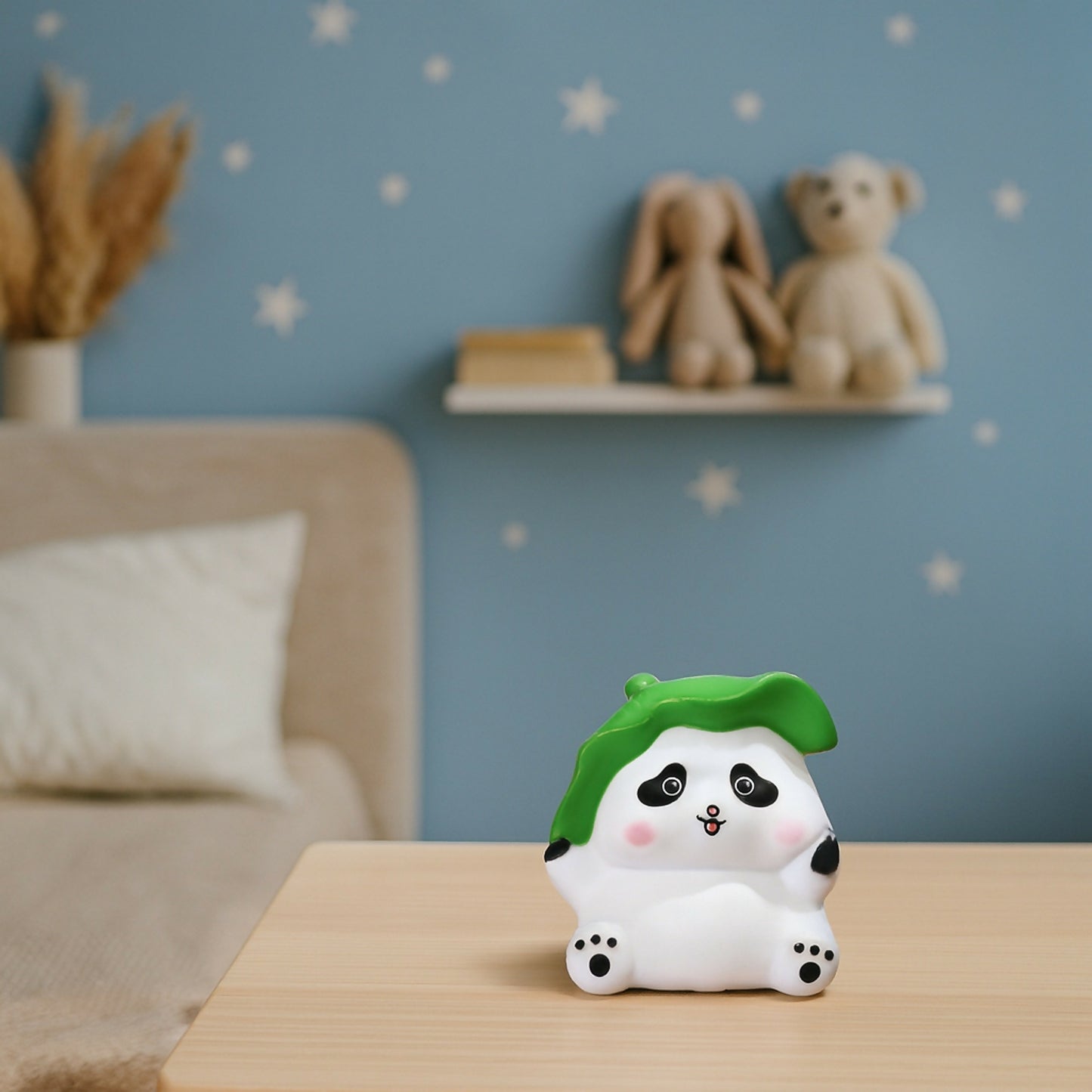 Cute Panda Mini Figurine Toy | Small Decorative Panda Showpiece for Kids & Home