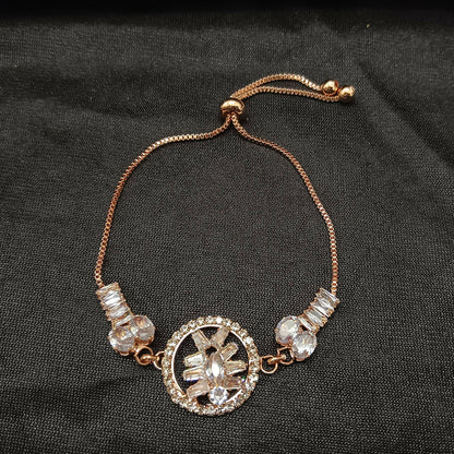 Designer AD Floral Bracelet for party wear
