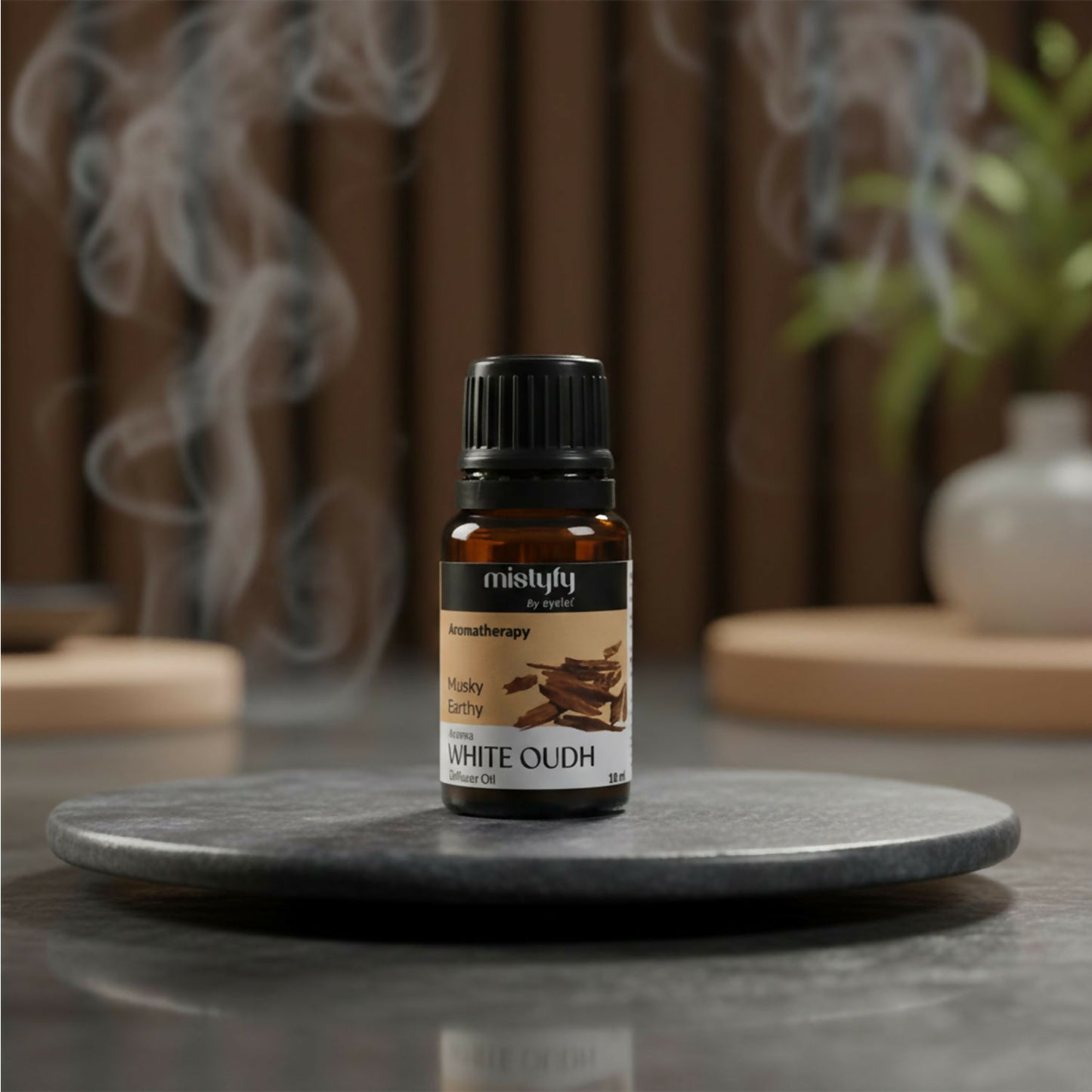 Eyelet White Oudh Aromatherapy Diffuser Oil – Musky & Earthy Fragrance (10ML)