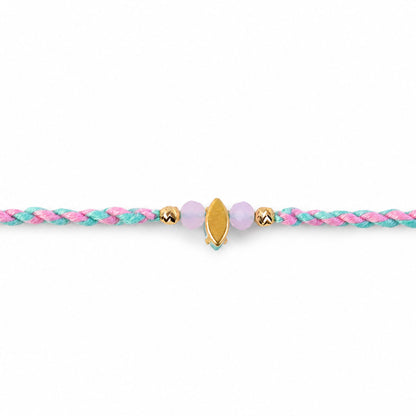 Beautiful Designer Rakhi with Studded Centre, Festive Beads and Raksha Bandhan Appeal
