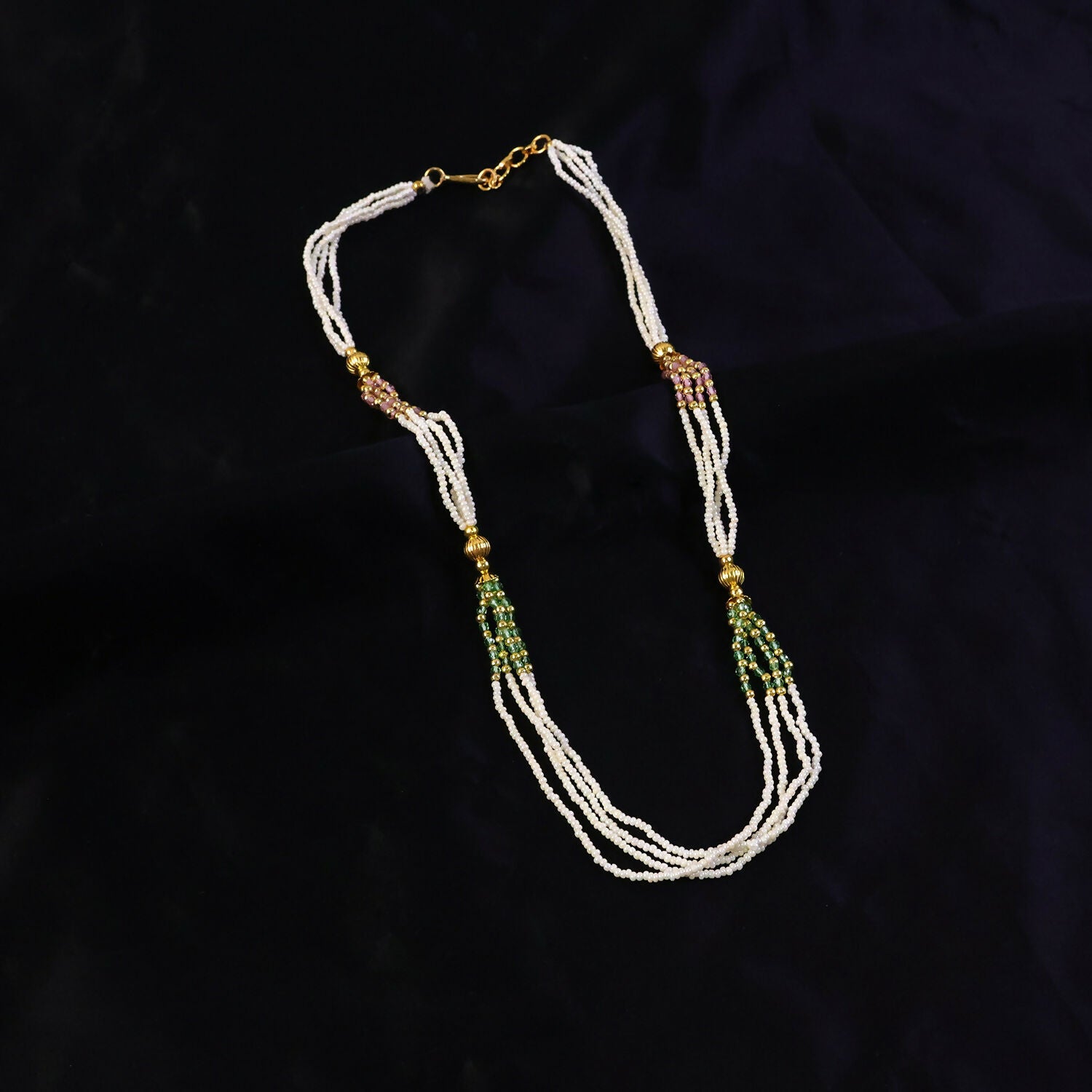 Elegant ethnic mala necklace suitable for festive occasions