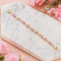 Gold-Plated Tulip Vine Bracelet Elegant Crystal Jewellery for Women