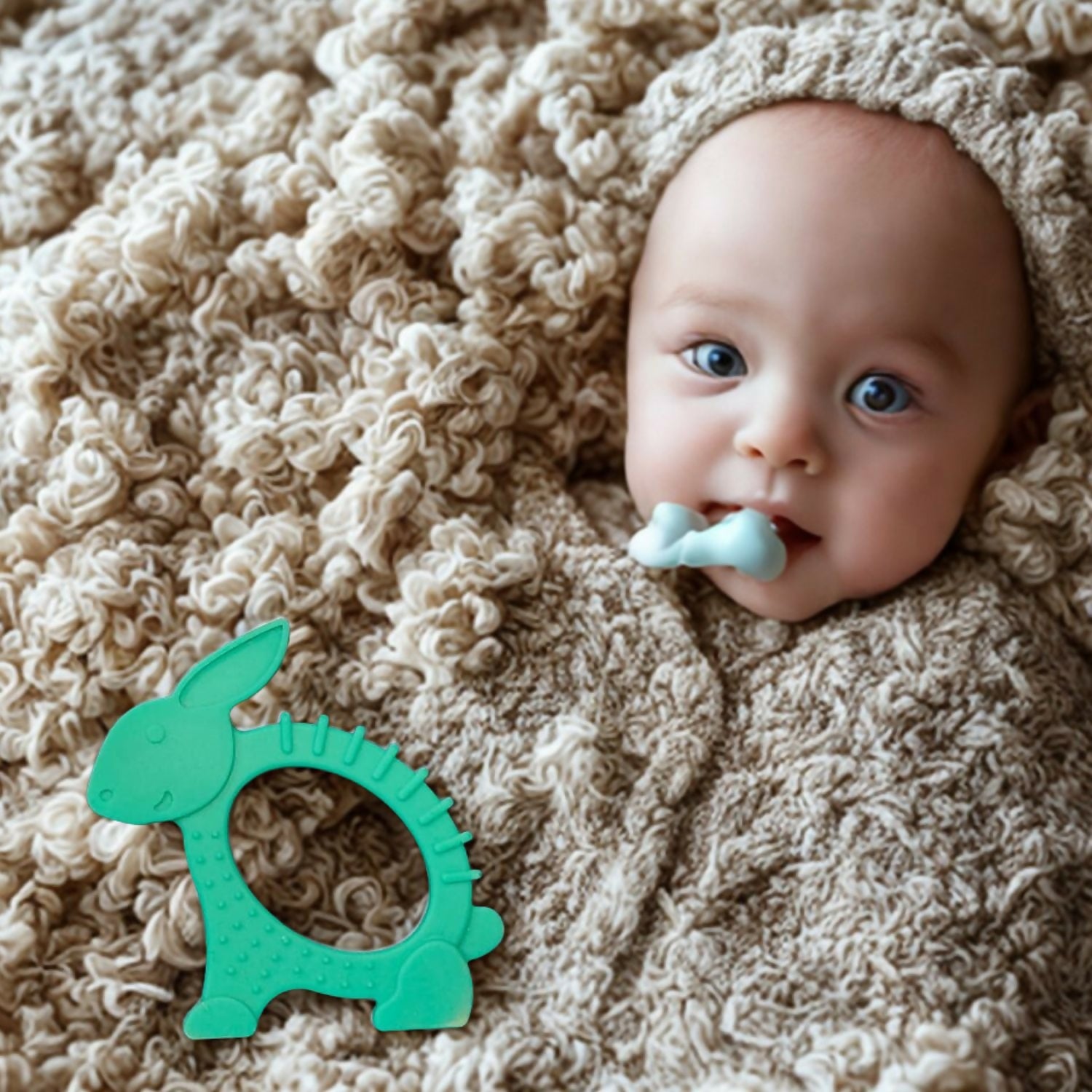 Rabbit shape silicone Baby Teether
