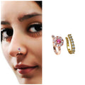 Non-Piercing CZ Stone Nose Clip Set – Versatile & Comfortable